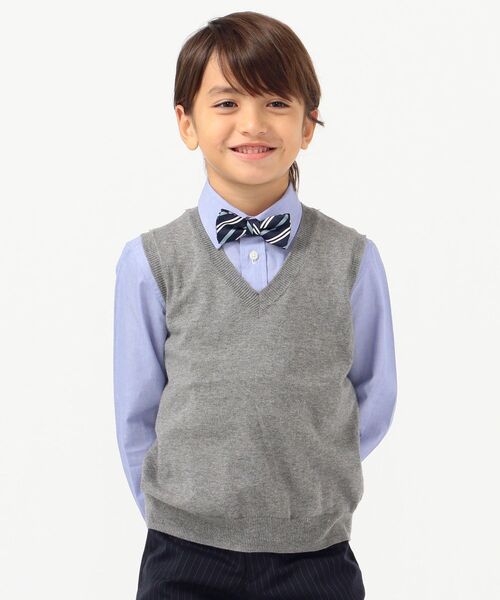 SHIPS KIDS:14GG Vネック ベスト(S~LL) SHIPS KIDS:14GG Vネック ベスト(S~LL)