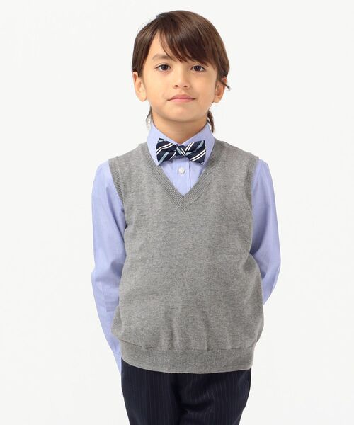 SHIPS KIDS:14GG Vネック ベスト(S~LL) SHIPS KIDS:14GG Vネック ベスト(S~LL)