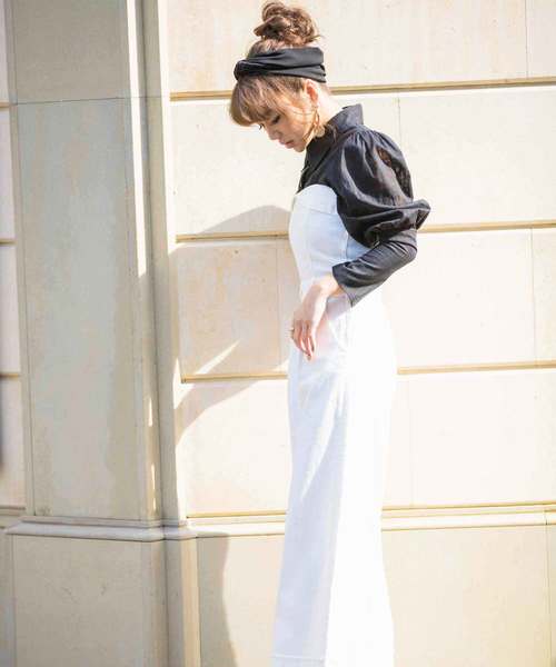 eimy istoire デニムベアロンパース 