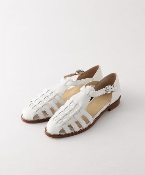Steven Alan（スティーブンアラン）の「＜Steven Alan＞LEATHER MESH SANDAL/サンダル ◆（サンダル・レディース・ブラック/オフホワイト/ワインレッド・38/37/36/35）」の5枚目の写真