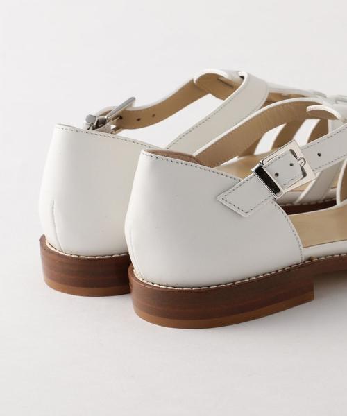 Steven Alan（スティーブンアラン）の「＜Steven Alan＞LEATHER MESH SANDAL/サンダル ◆（サンダル・レディース・ブラック/オフホワイト/ワインレッド・38/37/36/35）」の9枚目の写真