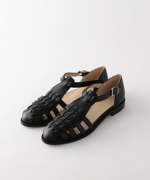 Steven Alan（スティーブンアラン）の「＜Steven Alan＞LEATHER MESH SANDAL/サンダル ◆（サンダル・レディース・ブラック/オフホワイト/ワインレッド・38/37/36/35）」の8枚目の写真