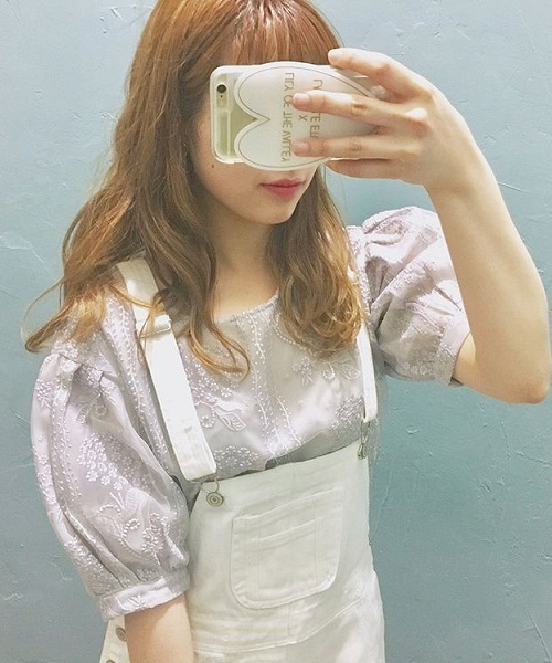 PAGEBOY（ページボーイ）の「刺繍ボリュームスリーブブラウス（シャツ/ブラウス・レディース・ブラック/グレー/オフホワイト・FREE）」の19枚目の写真