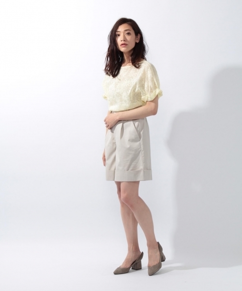 laboratory work(ラボラトリーワーク)の「オパール ビッグシルエットブラウス(シャツ/ブラウス・レディース・ブラック/イエロー・MEDIUM)」の6枚目の写真