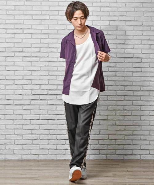 MinoriTY(マイノリティ)の「抗菌防臭加工ワッフルロング丈タンクトップ ノースリーブ(タンクトップ・メンズ・オフホワイト/ベージュ/ネイビー/ブラック/ピンク/カーキ/杢グレー・L/XL/M)」の10枚目の写真