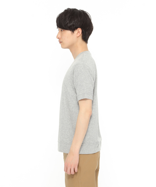 LAKOLE(ラコレ)の「【抗菌防臭】TCパイル半袖Tシャツ / LAKOLE(Tシャツ/カットソー・メンズ・ホワイト/パープル/グレー・LARGE/MEDIUM)」の8枚目の写真