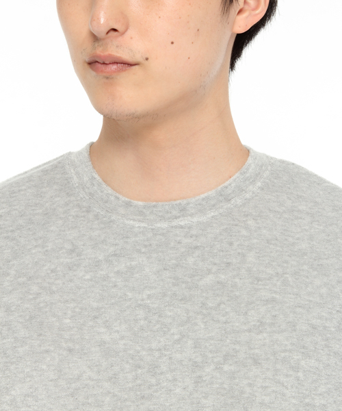 LAKOLE(ラコレ)の「【抗菌防臭】TCパイル半袖Tシャツ / LAKOLE(Tシャツ/カットソー・メンズ・ホワイト/パープル/グレー・LARGE/MEDIUM)」の10枚目の写真