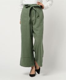 LBC | リネンレーヨンワイドタックパンツ(その他パンツ)