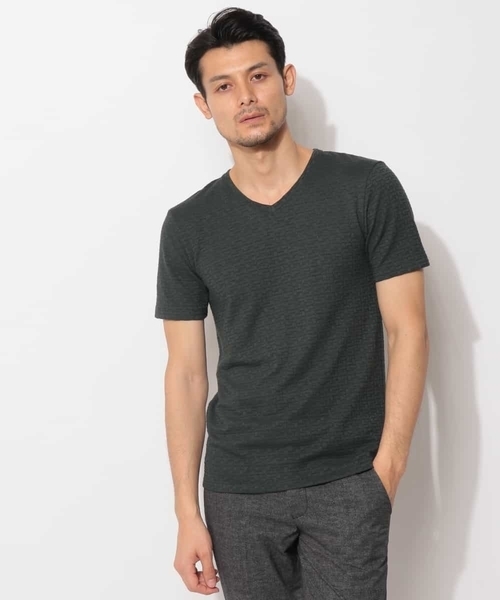 MICHEL KLEIN HOMME (ミッシェルクランオム)の「カットソー(スラブリンクスキカ)(Tシャツ/カットソー・メンズ・ホワイト/ベージュ/カーキ/ブラック・LL/S/M/L/XL/46/51/48)」の20枚目の写真