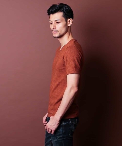 MICHEL KLEIN HOMME (ミッシェルクランオム)の「カットソー(スラブリンクスキカ)(Tシャツ/カットソー・メンズ・ホワイト/ベージュ/カーキ/ブラック・LL/S/M/L/XL/46/51/48)」の11枚目の写真