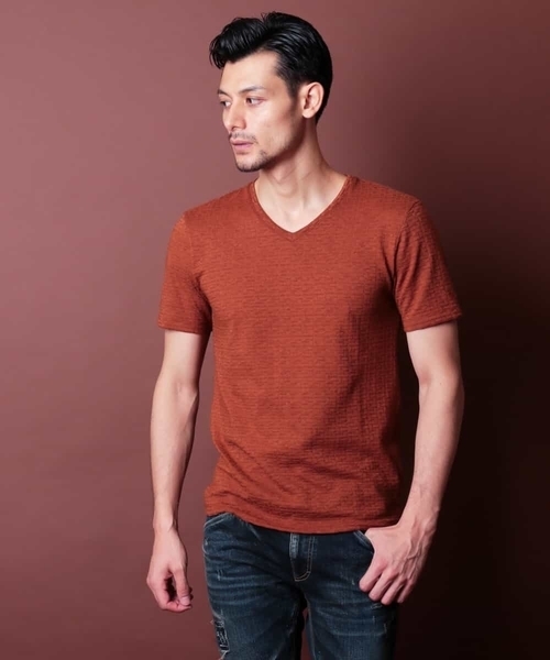 MICHEL KLEIN HOMME (ミッシェルクランオム)の「カットソー(スラブリンクスキカ)(Tシャツ/カットソー・メンズ・ホワイト/ベージュ/カーキ/ブラック・LL/S/M/L/XL/46/51/48)」の12枚目の写真