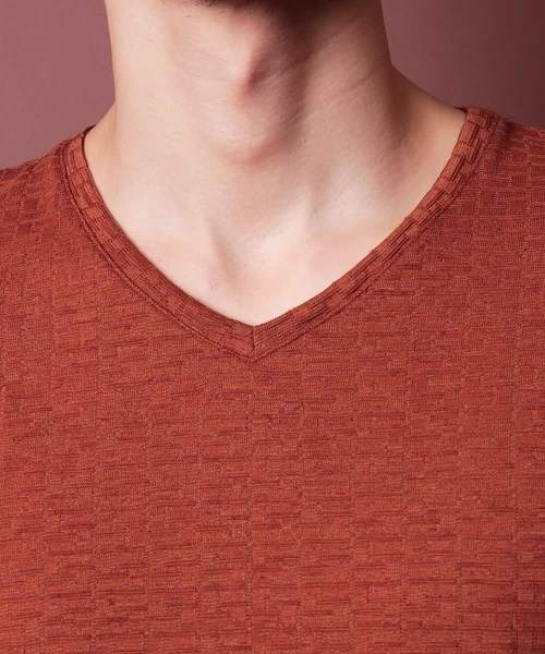 MICHEL KLEIN HOMME (ミッシェルクランオム)の「カットソー(スラブリンクスキカ)(Tシャツ/カットソー・メンズ・ホワイト/ベージュ/カーキ/ブラック・LL/S/M/L/XL/46/51/48)」の15枚目の写真