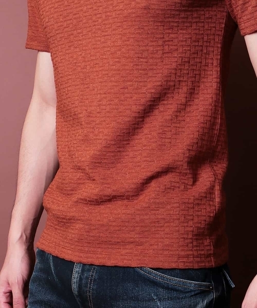 MICHEL KLEIN HOMME (ミッシェルクランオム)の「カットソー(スラブリンクスキカ)(Tシャツ/カットソー・メンズ・ホワイト/ベージュ/カーキ/ブラック・LL/S/M/L/XL/46/51/48)」の6枚目の写真