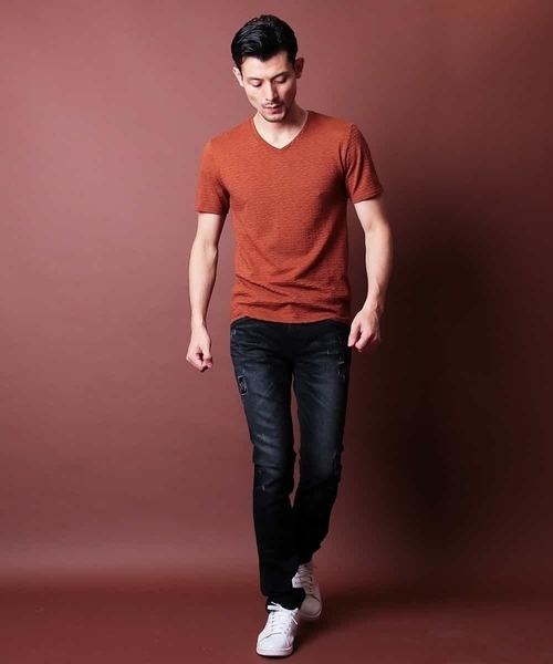 MICHEL KLEIN HOMME (ミッシェルクランオム)の「カットソー(スラブリンクスキカ)(Tシャツ/カットソー・メンズ・ホワイト/ベージュ/カーキ/ブラック・LL/S/M/L/XL/46/51/48)」の7枚目の写真