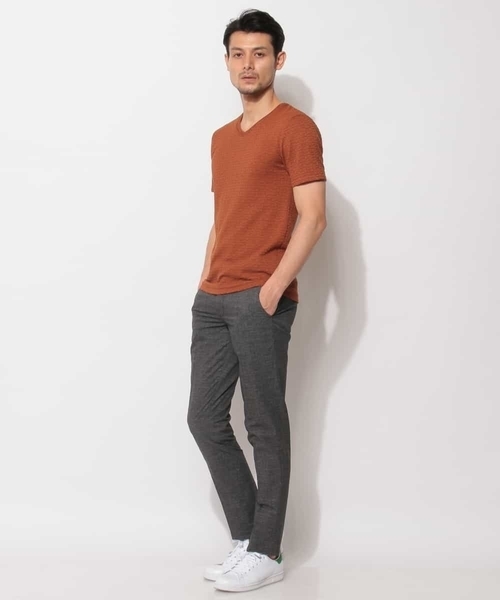 MICHEL KLEIN HOMME (ミッシェルクランオム)の「カットソー(スラブリンクスキカ)(Tシャツ/カットソー・メンズ・ホワイト/ベージュ/カーキ/ブラック・LL/S/M/L/XL/46/51/48)」の9枚目の写真