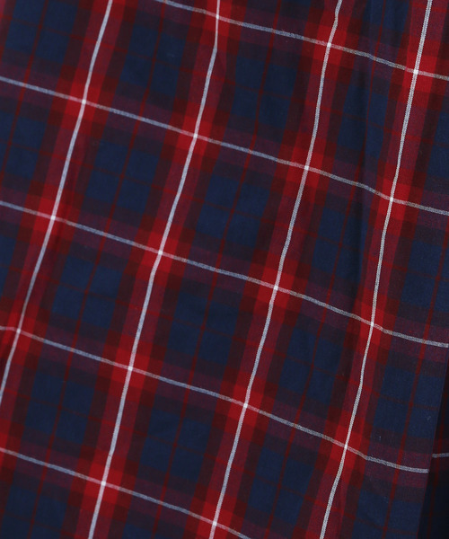 ゆかり 様写真チェック PUNYUS（プニュズ）の「チェック柄ラップロングスカート（スカート