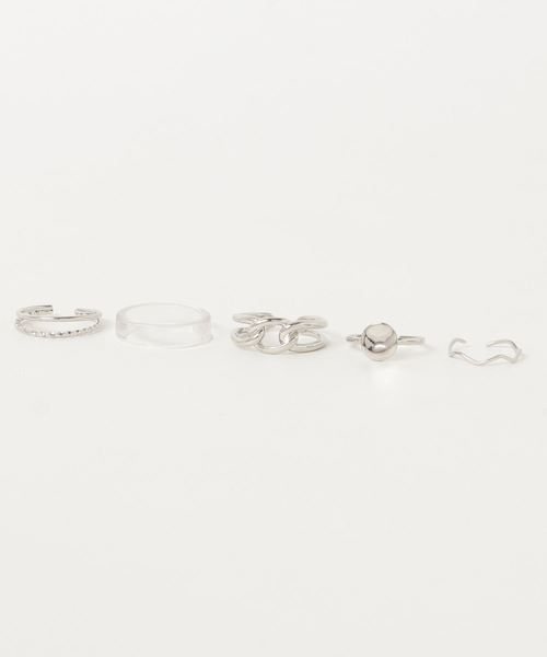 LOWRYS FARM（ローリーズファーム）の「ＦＷセットリング　800650（リング・レディース・その他1/その他2/その他12/その他/ブラウン/アイボリー・FREE）」の3枚目の写真