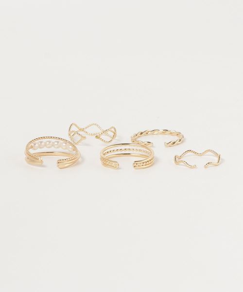 LOWRYS FARM（ローリーズファーム）の「ＦＷセットリング　800650（リング・レディース・その他1/その他2/その他12/その他/ブラウン/アイボリー・FREE）」の8枚目の写真