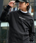 KANGOL | ▽WEB限定 KANGOL/カンゴール 別注ロゴ刺繍 L/S オーバーサイズカットソー(T恤)