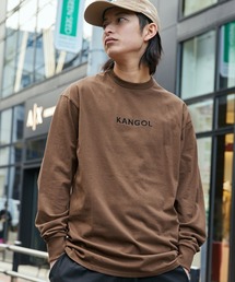 KANGOL | ▽WEB限定 KANGOL/カンゴール 別注ロゴ刺繍 L/S オーバーサイズカットソー(Tシャツ/カットソー)