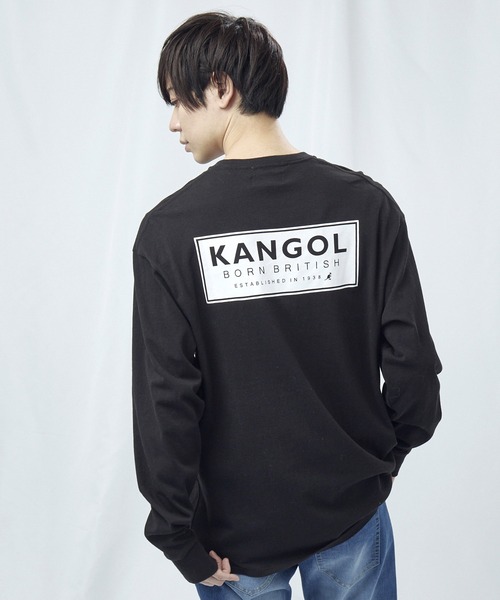 KANGOL(カンゴール)の「KANGOL/カンゴール コラボ 別注ロゴ刺繍 L/S オーバーサイズカットソー 長袖Tシャツ(Tシャツ/カットソー・メンズ・ホワイト/ブラック/パープル/ネイビー/グレー/ボルドー/ダークグリーン/オレンジ/ブラウン/サックスブルー/サンドベージュ/ブルー/パープル系その他/ピンク系その他/ダークベージュ/マスタード/ダークグレー/ライトピンク/グレー系その他2/グレー系その他/グリーン系その他/レッド/ブルー系その他2/ベージュ系その他/ブラック系その他/グリーン系その他4/ブルー系その他/ホワイト系その他/ブラック系その他2/グレー系その他3/グレー系その他5/グリーン系その他3/ブラウン系その他/グレー系その他4/ベージュ系その他2/ホワイト系その他2/グリーン系その他2/グリーン系その他5/ブルー系その他3/グレイッシュベージュ/ダークブラウン/アッシュブラウン/ホワイト系その他3/グリーン系その他6/ブラウン系その他3/ベージュ系その他3/グレー系その他6/ブラウン系その他2/ブラック系その他3/パープル系その他2/ブルー系その他4/グリーン系その他7/ホワイト系その他4/ブラック系その他4/パープル系その他3/パープル系その他4/その他1/ブルー系その他5/ベージュ系その他4/ベージュ系その他5・S/M/L/XL/XS)」の9枚目の写真