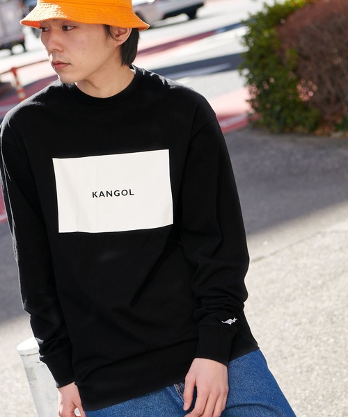 KANGOL(カンゴール)の「KANGOL/カンゴール コラボ 別注ロゴ刺繍 L/S オーバーサイズカットソー 長袖Tシャツ(Tシャツ/カットソー・メンズ・ホワイト/ブラック/パープル/ネイビー/グレー/ボルドー/ダークグリーン/オレンジ/ブラウン/サックスブルー/サンドベージュ/ブルー/パープル系その他/ピンク系その他/ダークベージュ/マスタード/ダークグレー/ライトピンク/グレー系その他2/グレー系その他/グリーン系その他/レッド/ブルー系その他2/ベージュ系その他/ブラック系その他/グリーン系その他4/ブルー系その他/ホワイト系その他/ブラック系その他2/グレー系その他3/グレー系その他5/グリーン系その他3/ブラウン系その他/グレー系その他4/ベージュ系その他2/ホワイト系その他2/グリーン系その他2/グリーン系その他5/ブルー系その他3/グレイッシュベージュ/ダークブラウン/アッシュブラウン/ホワイト系その他3/グリーン系その他6/ブラウン系その他3/ベージュ系その他3/グレー系その他6/ブラウン系その他2/ブラック系その他3/パープル系その他2/ブルー系その他4/グリーン系その他7/ホワイト系その他4/ブラック系その他4/パープル系その他3/パープル系その他4/その他1/ブルー系その他5/ベージュ系その他4/ベージュ系その他5・S/M/L/XL/XS)」の11枚目の写真