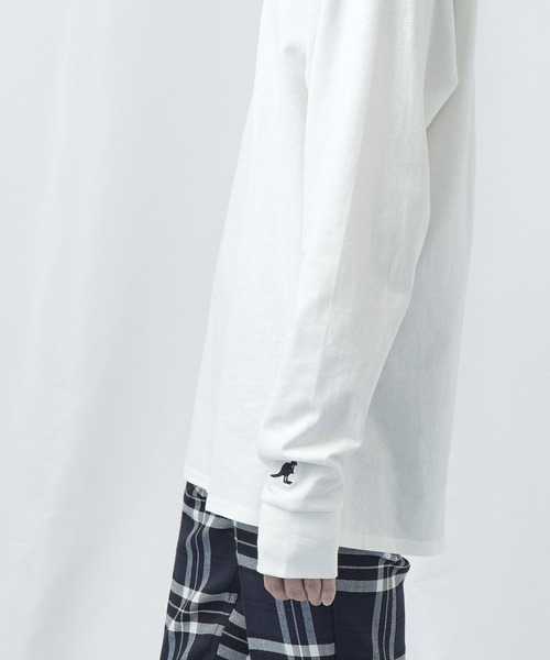 【カンへウォン着用】LOW CLASSIC トップス　Sサイズ KANGOL/カンゴール 別注 L/S オーバーサイズレギュラーカラー