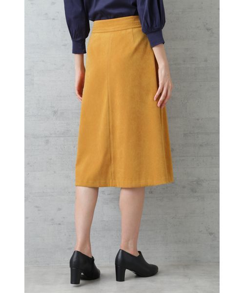 NATURAL BEAUTY BASIC（ナチュラルビューティーベーシック）の「【雑誌掲載】ラップ風フレアスカート（スカート・レディース・マスタード/キャメル・SMALL/MEDIUM/X-SMALL）」の5枚目の写真