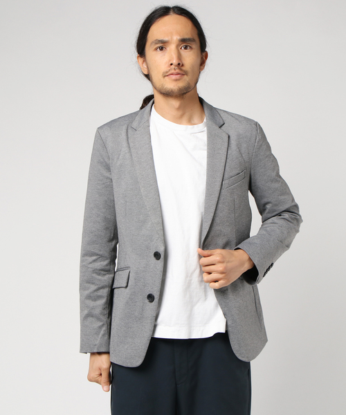 Luv maison（ラブメゾン）の「T/Cポンチ テーラードジャケット（テーラードジャケット・メンズ・ブラック/グレー・M/L/XL）」の2枚目の写真