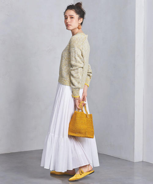 UNITED ARROWS UWCS ABACA  アローズ　カゴバッグ UNITED ARROWS（ユナイテッドアローズ）の「UWCS ABACA スクエア