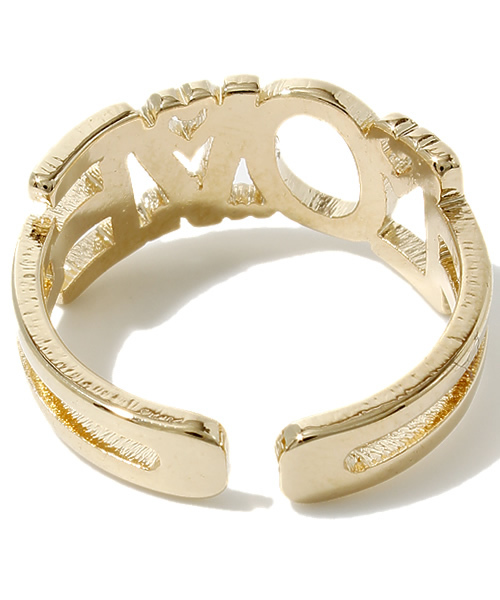 WEGO（ウィゴー）の「WEGO/LOVEリング（リング・レディース・ゴールド・FREE）」の3枚目の写真