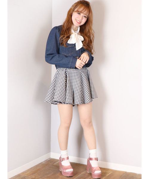 dazzlin(ダズリン)の「ひらひらスカパン(その他パンツ・レディース・ブルー/カーキ/その他1/イエロー/ブラック・SMALL/MEDIUM)」の7枚目の写真
