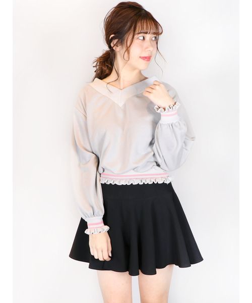 dazzlin(ダズリン)の「ひらひらスカパン(その他パンツ・レディース・ブルー/カーキ/その他1/イエロー/ブラック・SMALL/MEDIUM)」の12枚目の写真