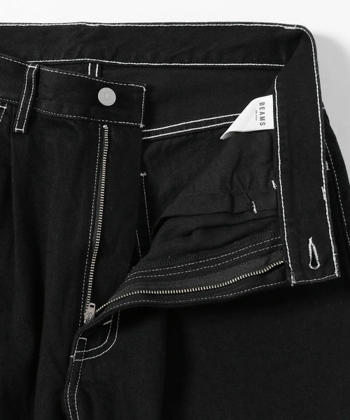 BEAMS（ビームス）の「【WEB限定】BEAMS / NEW STANDARD 1プリーツ ワイドデニムパンツ（デニムパンツ・メンズ・ブラック/インディゴブルー・SMALL/MEDIUM/LARGE/X-LARGE）」の17枚目の写真