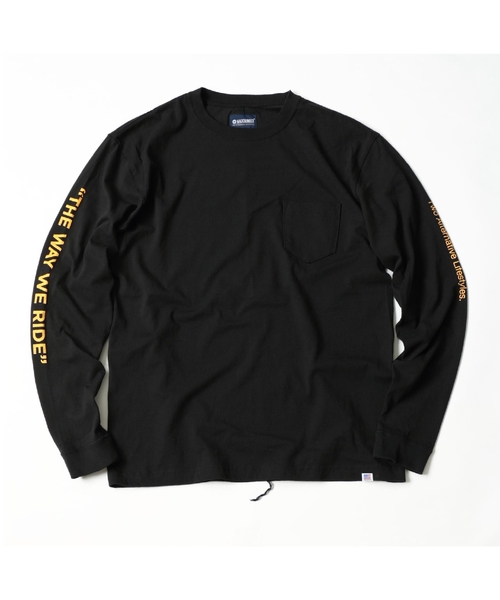 MAGIC NUMBER(マジック ナンバー)の「US COTTON PRINT L/S TEE(Tシャツ/カットソー)」|ネイビー