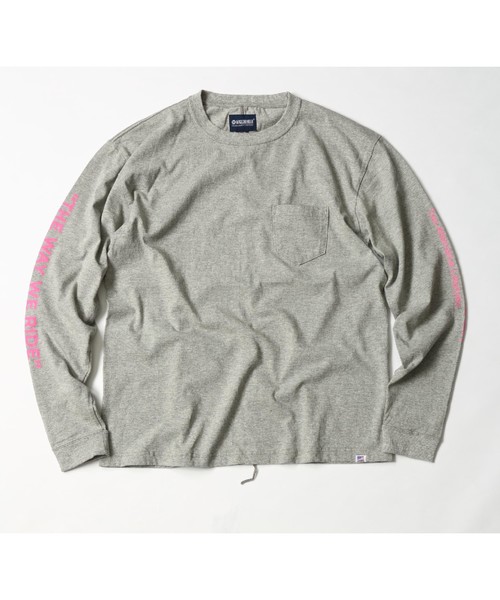 MAGIC NUMBER(マジック ナンバー)の「US COTTON PRINT L/S TEE(Tシャツ/カットソー)」|ヘザーグレー