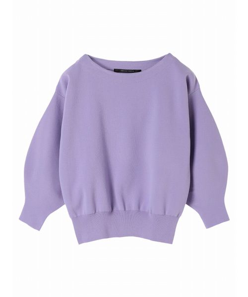 YECCA VECCA（イェッカヴェッカ）の「袖ボリュ－ムニットプルオ－バ－（ニット/セーター・レディース・ネイビー/サックスブルー/アイボリー/ラベンダー・FREE）」の4枚目の写真