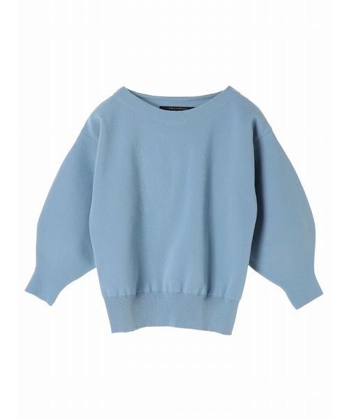 YECCA VECCA（イェッカヴェッカ）の「袖ボリュ－ムニットプルオ－バ－（ニット/セーター・レディース・ネイビー/サックスブルー/アイボリー/ラベンダー・FREE）」の3枚目の写真