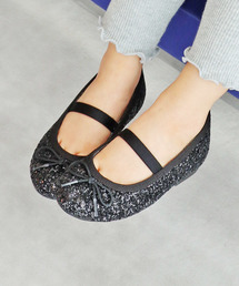 kaori plus＋（カオリプラス）の「【KIDS】リボンバレエシューズ/1592（バレエシューズ・キッズ）」