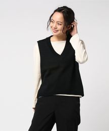 DING | DING/ショートニットベスト(ベスト)