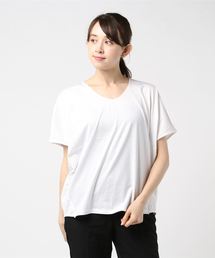 [JF READY MADE/ジェイエフレディメイド] ハイゲージフレンチVネックTシャツ