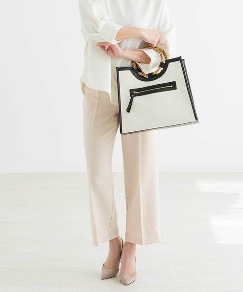 ZAKKA-BOX（ザッカボックス）の「カラーテーパードパンツ（その他パンツ・レディース・ブラック/ベージュ/ミント/ラベンダー・FREE/L）」の9枚目の写真