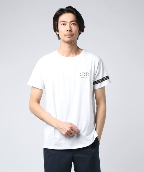 BILLABONG（ビラボン）の「バックプリントTシャツ BILLABONG AJ011-209（Tシャツ/カットソー・メンズ・ライトブルー/ホワイト/ブラック・M/L/S）」の2枚目の写真