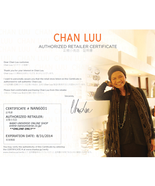 ODORANTES nano・universe(オドラント ナノ・ユニバース)の「【VERY5月号掲載】CHAN LUU/OD/Silver Stone Leather Bracelet(ブレスレット・レディース・シルバー・FREE)」の2枚目の写真