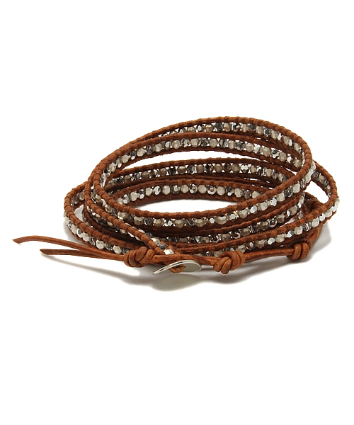 ODORANTES nano・universe(オドラント ナノ・ユニバース)の「【VERY5月号掲載】CHAN LUU/OD/Silver Stone Leather Bracelet(ブレスレット・レディース・シルバー・FREE)」の5枚目の写真