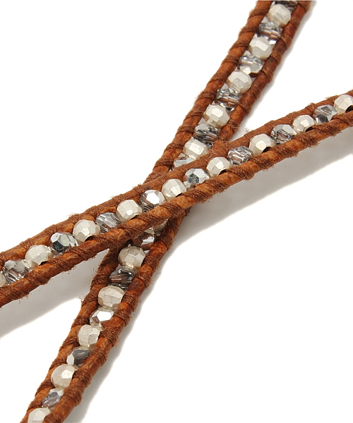 ODORANTES nano・universe(オドラント ナノ・ユニバース)の「【VERY5月号掲載】CHAN LUU/OD/Silver Stone Leather Bracelet(ブレスレット・レディース・シルバー・FREE)」の6枚目の写真