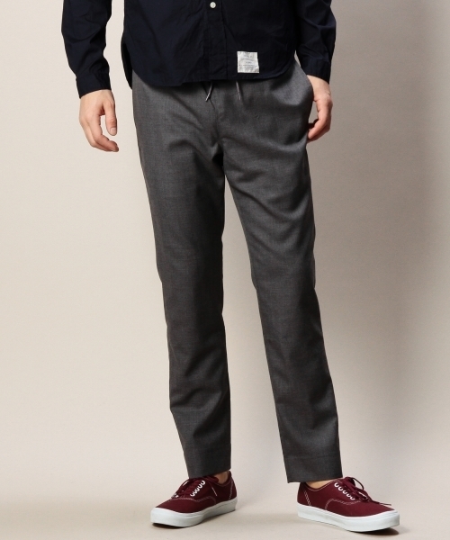 BEAUTY&YOUTH UNITED ARROWS(ビューティーアンドユースユナイテッドアローズ)の「BY ウーステッド イージー ノープリーツ パンツ◆(その他パンツ・メンズ・グレー/ネイビー・SMALL/LARGE/MEDIUM/X-LARGE)」の1枚目の写真