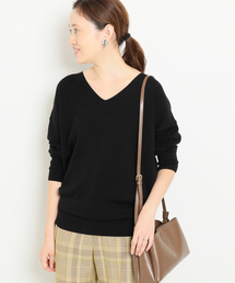 SLOBE IENA | ニュアンスVネックプルオーバー(ニット/セーター)