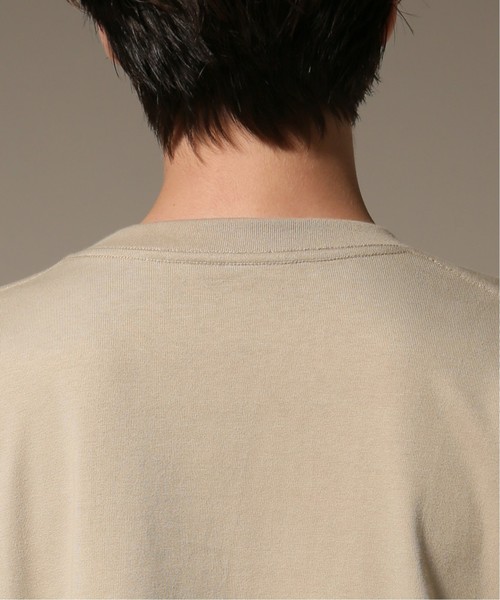 417 EDIFICE(フォーワンセブンエディフィス)の「20//テンジク 7分丈 クルーネック カットソー(Tシャツ/カットソー・メンズ・ホワイト/ベージュ/グリーン・SMALL/MEDIUM/LARGE)」の10枚目の写真