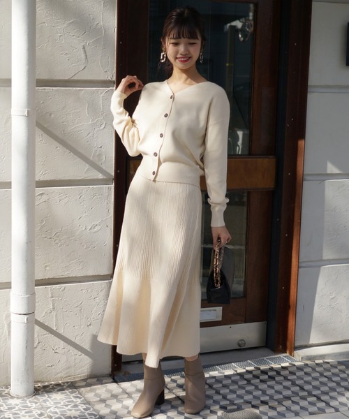 Cheek（チーク）の「ベーシックカーディガン（カーディガン/ボレロ・レディース・カーキ/アイボリー/モカ/イエロー・MEDIUM）」の15枚目の写真